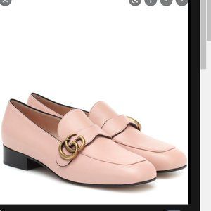 Gucci double G pink loafers